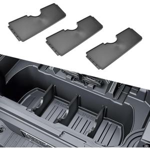 HGWEI Trunk In-Bed Dividers Compatible with 2017-2026 Honda Ridgeline Accessories Trunk Cargo Organizer Tailgate Rear Insert Compartment Tray (3Pcs)