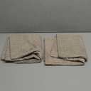 Home Brilliant Pillow Covers 20x20 Soft Plush Corduroy Throw Pillow Covers Beige Decorative Pillow Covers for Bench Bed Living Room Bedroom, Set of 2, 20 x 20 inch, Cream