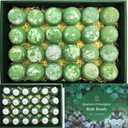 Purelis Handmade 24Pack Spearmint & Eucalyptus Bath Bombs  Natural Moisturizing Aromatherapy Bath Bombs for Men and Women