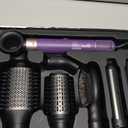 7 in 1 Blow Dryer Brush Set  Hot Air Styler for Fast Drying, Curling, Straightening & Volumizing  Ionic Hair Dryer Brush with 1200W Power  No Heat Damage for All Hair Types  Lilac
