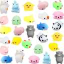 Mochi Squishies Toys, 28PCS Kawaii Min Squishies Party Favors for Kids Stress Relief Toys, Classroom Prizes, Birthday Gifts, Basket Stuffers Filler, Easter Eggs Hunt, Easter Party Favors