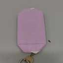 Mini Makeup Bag, Corduroy Small Cosmetic Bag for Purse with Ring Buckle, Portable Travel Makeup Pouch for Lipsticks, Chapsticks, Coin, Earphone, Credit Card (Purple)