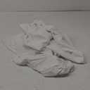 Wrap Around Dust Ruffle Bed Skirt - Antique White - for Queen Size Beds w/ 15 Inch Drop - Easy Fit Elastic Strap - Adjustable Pleated Bedskirt w/Brushed Fabric, Wrinkle Free Women, Men, Kids & Teens