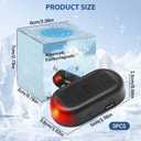 2 x Car Interference Antifreeze Instrument,Universal Solar Car Windshield De-Icer,Reusable Anti-Ice Solution,Automotive Snow Removal Tool for Winter Emergency(3PCS)