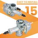 KLF220A Carburetor for Kawasaki Bayou 220 KLF220A KLF220,for bayou 220 carburetor,klf220 carburetor by Lucky Seven
