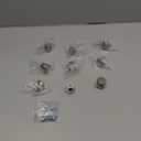 Franklin Brass Tiered Foot (10-Pack) Cabinet Knobs | Satin Nickel Handles for Dresser Furniture Drawers/Kitchen/Door/Bathroom | 1-1/16" P49571C-SN-B