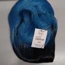 Mildiso Blue Wigs for Women 26" Long Ombre Blue Wig with Wig Cap Curly Wavy Natural Cute Soft Wigs for Daily Party M052B