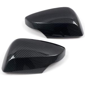 HIGH FLYING Carbon Grain Car Review Side Mirror Cap Cover ABS for Subaru WRX STI 2015-2021 (Only Fit STI)