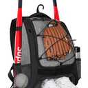 Goloni | Baseball Backpack,Baseball Bag for Adult,Softball Bat Bag with Shoes Compartment,Large Main Compartment for Helmet & accessories, Fence Hook