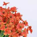AGIRL 24 Bundles Artificial Fall Flowers Outdoor Indoor Decoration,Fake Plastic Flowers,Faux Mums Plant for Thanksgiving Fall Decor,for Hanging Outside Garden Front Door Porch Patio Window Box