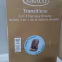Graco Tranzitions 3-in-1 Harness Booster Car Seat, Forward Facing Car Seat, Highback, to Backless Booster, Cinder, Mfd: 06/06/2026