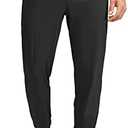 Soothfeel Men's Golf Joggers Pants with 5 Pockets Slim Fit Stretch Sweatpants Running Travel Dress Work Pants for Men, Size S