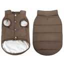 ASENKU Dog Winter Coat - Waterproof Windproof Dog Jacket, Warm Snowproof Doggie Puffer Vest for Cold Weather, Lightweight Snow Coats for Small Medium Large Dogs (2XL)