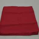 Your Chair Covers - 10 Pack 20 Inch Blush Cloth Polyester Napkins – Washable Dinner Fabric Napkins with Hemmed Edges for Weddings, Restaurants & Special Events