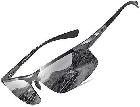 DUCO Polarized Sunglasses Mens Ultralight Carbon Fiber Sun Glasses for Men Driving Sports Fishing UV400 Protection DC8277