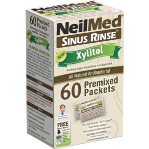 NeilMed Sinus Rinse Premixed Refill Packets with Xylitol, 60ct.