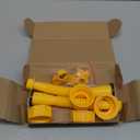 Gas Can Spout Replacement Kit, Gas Can Nozzle Replacement (2 Kit-Yellow) All gaskets are installed and ready to use upon receipt. For 1/2/5/10 gallon gas can. Easy and convenient to use