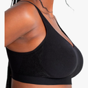 SHAPERMINT Bralettes for Women with Support - Adjustable Wireless Support Bra, Full Coverage No Underwire Seamless Bra XL