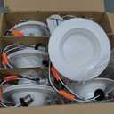 12 Pack 5/6 Inch LED Retrofit RGB Recessed Lighting, 12W 1200LM Smart Can Lights, Recessed Lights 2700K-6000K Color Changing Compatible with Alexa Assistant, Hub INCL