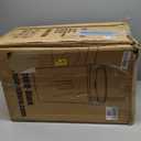 EKO Mirage-T 50 Liter / 13.2 Gallon Touchless Rectangular Motion Sensor Trash Can, Brushed Stainless Steel Finish