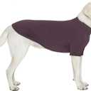 Premium Yoga-Fabric Dog T-Shirt Breathable, Stretchy, Anti-Shedding Pet Clothes for All Seasons, Mauve 4XL