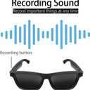 Smart Glasses with Camera, 1080P HD Video Glasses, UV Protection Sunglasses with AI Real-Time Translation, Bluetooth Audio, Recording sound, and Voice Assistant, for Travel, Outdoor, Men and Women