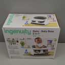 Ingenuity Baby Base 2-in-1 Booster Feeding and Floor Seat with Self-Storing Tray - Slate