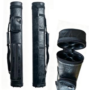2x2 Hard cue case Pool Cue Billiard Stick Carrying Case, 33.85 x 4.13 x 2.36 inches