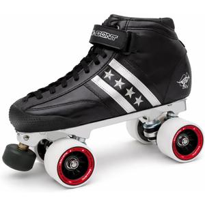 Bont Skates - Quadstar Carbon Roller Skate Derby Package - Professional rollerskates for Derby, Speed and Indoor Skating (6/ 38)