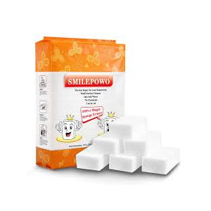 100 Pack Magic Sponge Eraser Extra Thick and Long Lasting Melamine Cleaning Sponges in Bulk  Multi Surface Power Scrubber Foam Cleaning Pads  Bathtub, Floor, Baseboard, Bathroom, Wall Cleaner