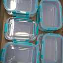 M MCIRCO [10-Pack,22 Oz Glass Meal Prep Containers,Glass Food Storage Containers with lids,Glass Lunch Containers,Microwave, Oven, Freezer and Dishwasher, Green