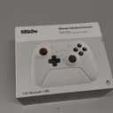 8BitDo Ultimate 2 Wireless Controller for Windows PC, Apple, Steam & Android, Gaming Controller with TMR Joysticks, Hall/Tactile Triggers, Motion Control, RGB Fire Ring, 1000Hz Polling Rate, White