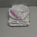 Mwellewm 10 Pcs Cake Stand White Plastic Dessert Table Display Set 4 Pcs 3 Tired Cupcake Stand Cookie Tray Rack Serving Tray Cake Tower and 6 Pcs Dessert Tray for Wedding Baby Shower Tea Party