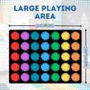 Genki - Classroom Rug for Kids - Education Classroom Carpet for Children - Colorful Seating Area - Large Elementary Classroom Rugs - Kids Seating for School Playroom | 3'3"x4'4" Rectangle