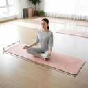 Yoga Mat Non Slip, 8mm TPE Exercise Mat with Carrying Strap, Eco Friendly Fitness Mat for Yoga Pilates Gym Workout, 72" x 24"