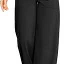 G4Free Wide Leg Pants for Women Loose Yoga Pants with Pockets Petite/Regular/Tall Stretch Casual Lounge Pants (Large, Black)