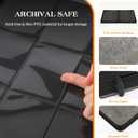 Trading Card Binder, 9 Side Loading Pocket Card Album Hold Up to 540 Cards, Zipper Binder for Cards Collection, TCG Card Holder for Game Card, Sports Card, Yugioh, MTG etc.Grey