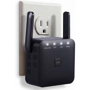 2026 Fastest WiFi Extender, WiFi Repeater, WiFi Booster, Covers Up to 10000 Sq.ft and 80 Devices, Internet Booster  with Ethernet Port, Quick Setup, Home Wireless Signal Booster