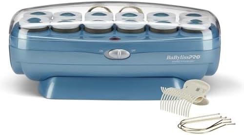 BaBylissPRO Jumbo Hot Rollers, Nano Titanium Hair Styling Tools & Appliances, 12 Count, (Pack of 1) BABNTCHV15