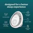 Homedics White Noise Sound Machine, Small Travel Sound Machine with 4 Relaxing Nature Sounds, Portable Sound Therapy for Home, Office, Nursery, Auto-Off Timer, by Homedics