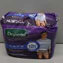 Depend Night Defense Adult Diapers, Incontinence Underwear for Men, Disposable, Overnight, Small/Medium, Grey, 16 Count