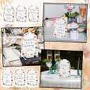 Vercraft 6 Pcs Wildflower Wedding Wood Table Decorations Take One Sign Thank You Acrylic Sign Centerpieces with Stand 5 x 7" Wedding Birthday Party Decorations for Guests Gifts