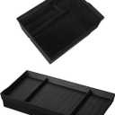 BASENOR 2024 Tesla Model 3 Highland Center Console Organizer and Tesla Center Console Organizer Behind Screen Storage Box