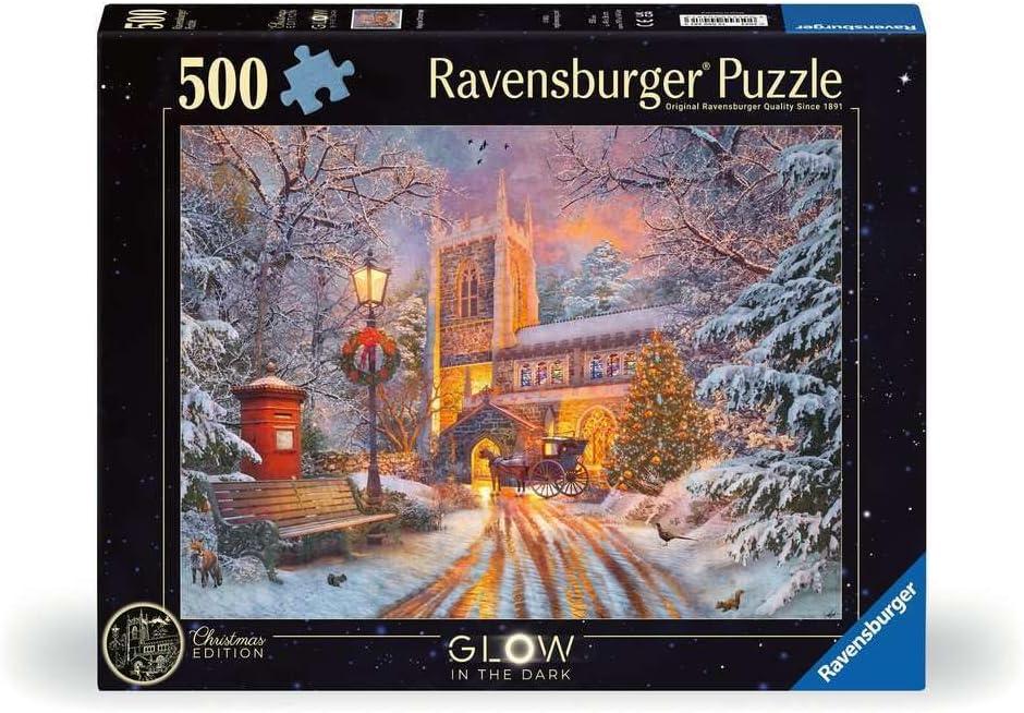 Ravensburger Magical Christmas - 500 Piece Jigsaw Puzzle | Festive & Illuminated Winter Scene | Premium Quality