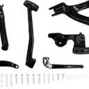 HDBUBALUS Forward Controls Complete Kit Levers Linkages Fit for Harley Softail Low Rider Street Bob FXBB FXLR FXLRS FXST 2018-2025