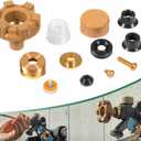 Upgrade RK-17MH Metal Handle Repair Kit Fit for Woodford Model 17 Outdoor Faucet, EPDM Packing, Frost-Proof (12 Pcs)