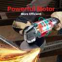 Cordless Angle Grinder Compatible with Milwaukee M18 18V Battery(NO Battery) Battery Powered Angle Grinder,4-1/2" Angle Grinder (No Wheels)