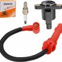 Ignition coil & Spark plug Wire Cap for Polaris Sportsman Hawkeye 325 450 570 2015-2025 4014908 4014296 4015072 3022662