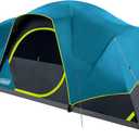 Coleman 10 Person Skydome Dark Room Tent with Rainfly, 5 Minute Setup, Blocks 90% of Sunlight, 20% More Headroom Than Traditional Tents (PFAS-Free)