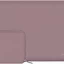 MOSISO Laptop Case 16 inch, 15-15.6 inch Laptop Sleeve Bag Compatible with MacBook Pro 16 inch, HP, Acer, Dell, Lenovo, ASUS Notebook, Neoprene Computer Sleeve Bag with Small Case, Brick Red